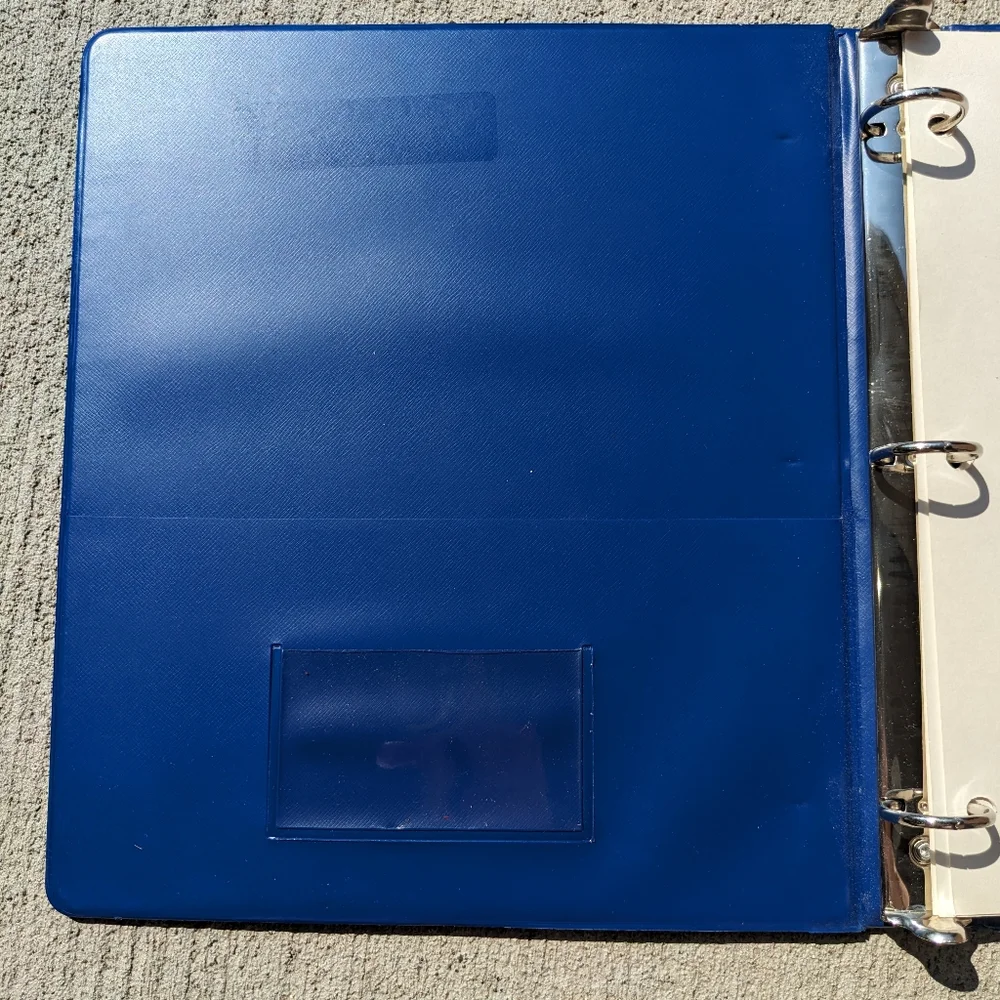 90s Binder skater vintage 1990 Levi's Marketing Handbook Youthwear folder
